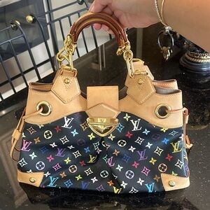 Louis Vuitton Black Multicolor Monogram Shoulder Bag